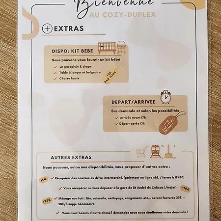 Cozyduplex 4-5 Pers & Bebe Dans Le Centre *