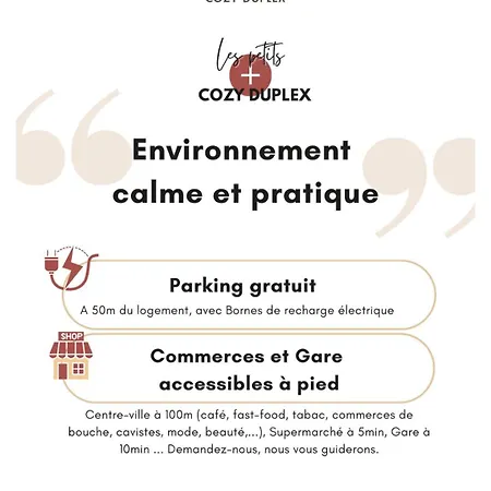 Сasa de vacaciones Cozyduplex Calme Et Climatise Au Centre Saint-André-de-Cubzac