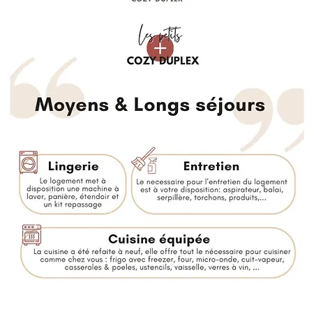 Cozyduplex Calme Et Climatise Au Centre Сasa de vacaciones *