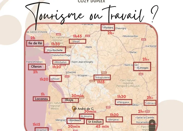 Cozyduplex 4-5 Pers & Bebe Dans Le Centre Saint-André-de-Cubzac