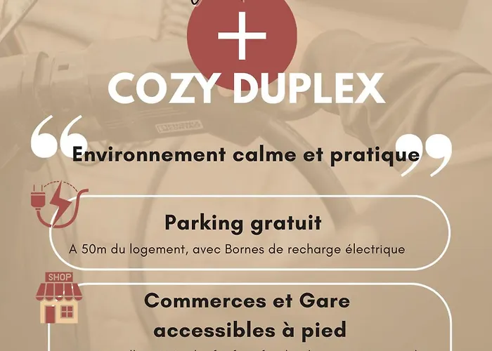 Cozyduplex 4-5 Pers & Bebe Dans Le Centre Saint-André-de-Cubzac