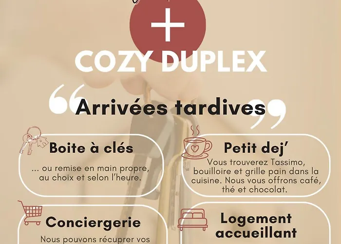Cozyduplex 4-5 Pers & Bebe Dans Le Centre Saint-André-de-Cubzac