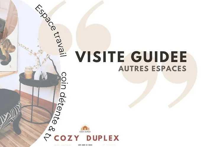 Vakantiehuis Cozyduplex 4-5 Pers & Bebe Dans Le Centre Saint-André-de-Cubzac