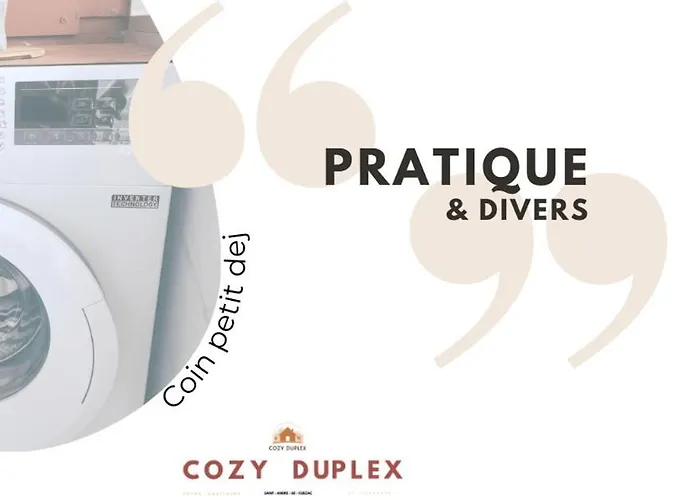 Vakantiehuis Cozyduplex 4-5 Pers & Bebe Dans Le Centre