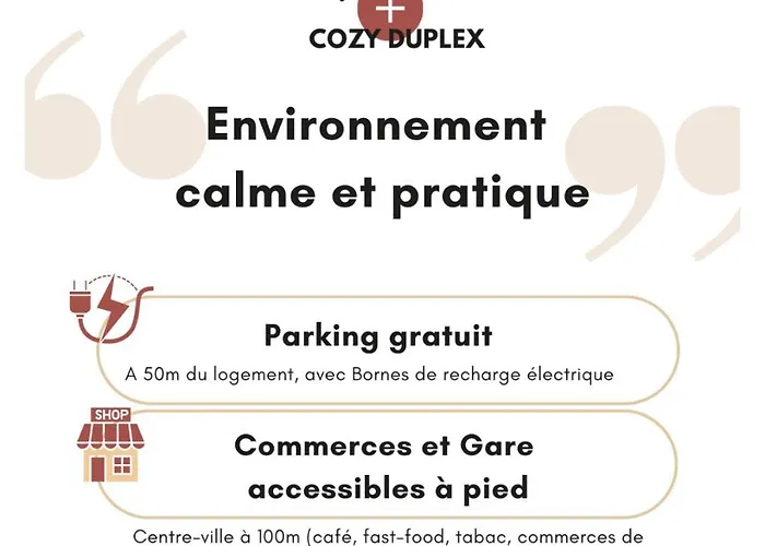 Vakantiehuis Cozyduplex 4-5 Pers & Bebe Dans Le Centre Saint-André-de-Cubzac